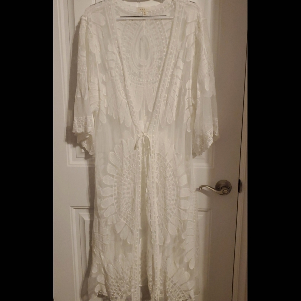 White Lace Kimono